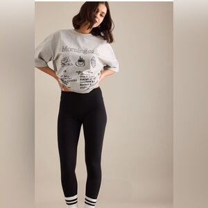 By Anthropologie Solid Leggings in Black